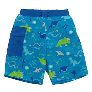 Pantaloni cu scutec de inot integrat Iplay UPF 50+ - Aqua Dinosaurs