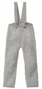Pantaloni din lână fiartă Disana - Grey