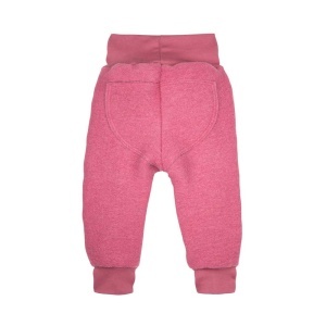Pantaloni lână fiartă Pure Pure - Dusty Pink spate