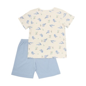 Pijama de vară bambus Celavi - Dusty Blue 