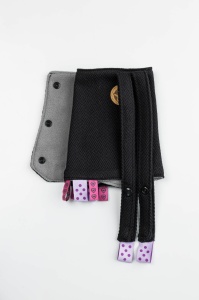 Protectii bretele Lennylamb, Little Herringbone Ebony Black