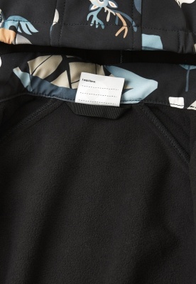 Salopetă impermeabila softshell Reima Mjosa, Black - guler
