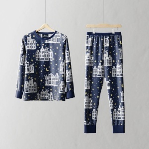 Set pijama din bambus Zipster - Amsterdam Nights