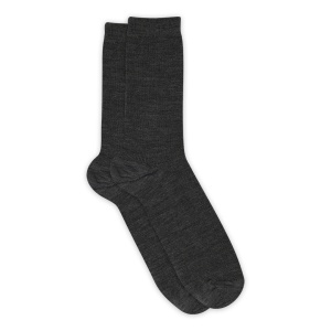 Șosete bărbați lână merinos extrafină Mp Denmark - Dark Grey