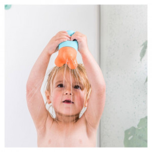 Squeezi Rocket, jucarie stropitoare de baie din silicon, Quut Toys