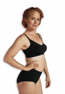 Sutien pentru alaptare - Carriwell Seamless Nursing Bra, Negru