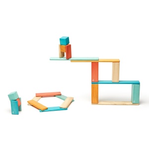 Tegu Sunset, set 24 piese din lmn magnetic - Img 3