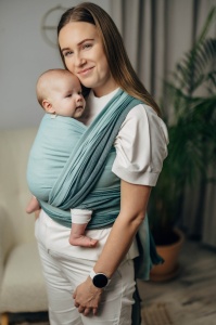 Wrap tesut Lennylamb - Baby Mint - Size M (4,6m)