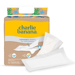 Absorbante de unică folosinţă Charlie Banana pentru scutecele textile (32 bucăți)