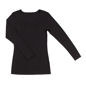 Bluza femei lână merinos si mătase Joha - Sara Black