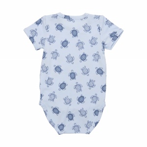 Body bambus extrafin maneca scurta - Ice Water, Minymo