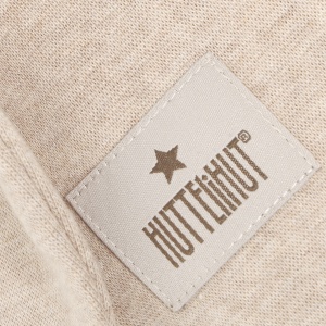 Cagulă din bumbac rib Huttelihut, Bunny Camel Melange