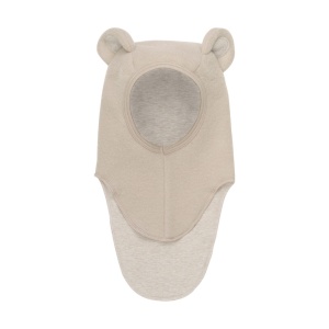 Cagulă dublată lână merinos fleece Huttelihut - Camel Melange
