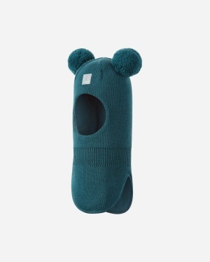 Cagulă dublată lână merinos Reima - Vekkuli Dark Teal