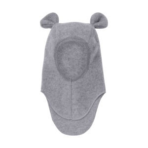 Cagulă lână merinos fleece Huttelihut - Grey Melange