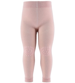 Colant antiderapant din bumbac organic Go Baby Go - Soft Pink, 12-18 luni