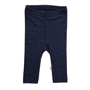 Colanți lână merinos si mătase Joha - Basic Navy