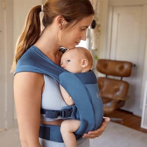 Ergobaby Embrace Soft Air Mesh Blue - Marsupiu Ergonomic