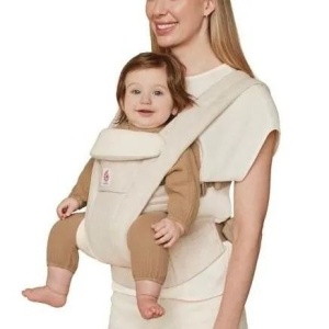 Ergobaby Omni Deluxe Linen Natural, Marsupiu ergonomic - Img 3
