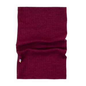 Fular tubular lână merinos Joha - Wine Melange