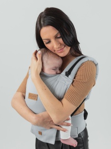 Isara Quick Full Buckle V2, Pearl Grey, Marsupiu Ergonomic