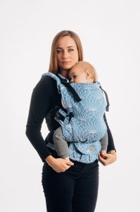 Lenny Upgrade, Lotus - Blue (100% in) - Marsupiu Ergonomic