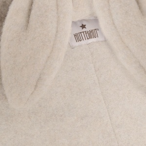 Overall cu urechi Bunny lână merinos fleece Huttelihut - Camel Melange - Img 3