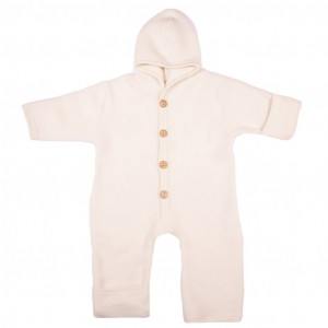 Overall lână merinos fleece si bumbac, Cosilana - Natur
