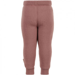 Pantaloni din lână merinos Mikk-line - Burlwood