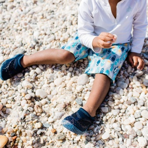 Pantofi de plaja/apa cu aerisire - Navy, Green Sprouts by iPlay