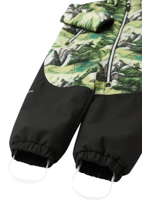 Salopetă softshell Reima  Moomin Skyddad,  Light Lime