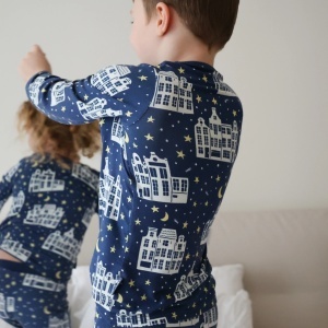 Set pijama din bambus Zipster - Amsterdam Nights