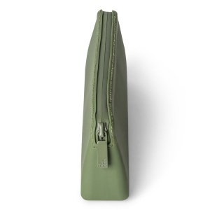 Set tacâmuri din inox cu husă din silicon cu fermoar, Citron - Green - Img 5