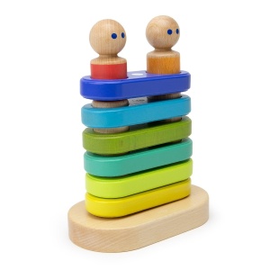 Tegu Stacker, set din lemn magnetic - Img 5