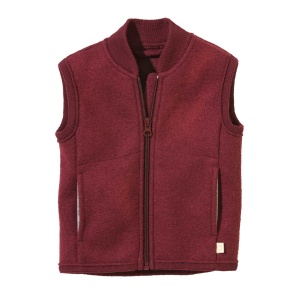Vestă din lână merinos fiartă Disana - Cassis