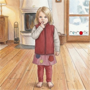 Vestă lână merinos ManyMonths - Aurora Red