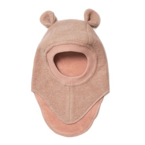 Cagulă dublată lână merinos fiartă Huttelihut - Plys Rose Melange