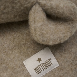 Cagulă dublată lână merinos fleece Huttelihut - Savannah Melange