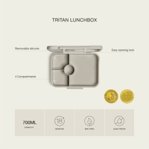 Caserolă prânz din Tritan cu 4 compartimente Citron -Vehicles - Img 5