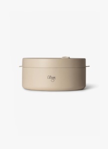 Caserolă termoizolantă cu 2 compartimente 400ml, Citron - Beige