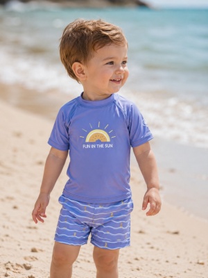 Costum de baie, protecție UV 50+ - Coronet Blue, Color Kids