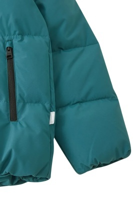 Geacă de iarnă cu puf natural Reima Paimio - Dark Teal