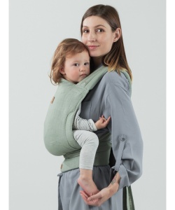 Isara Quick Half Buckle- Sage Green Linen (100% in)
