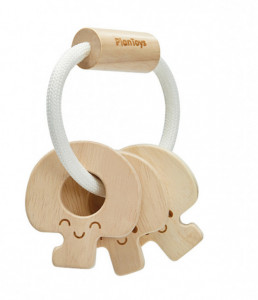Jucarie zornaitoare din lemn natur, Plan Toys