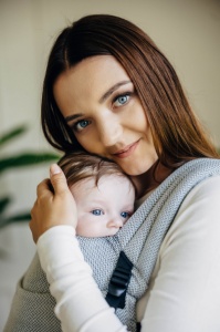 LennyLight - marsupiu ergonomic, Herringbone Grey