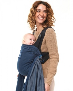 Marsupiu Ergonomic, Manduca Duo, Blue - Img 5