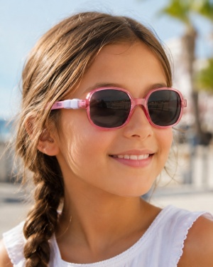 Ochelari de soare polarizați Ki Et La 4-12 ani - Urban Fuschia Lavender