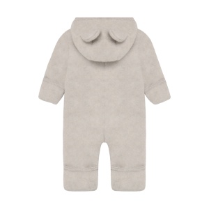 Overall cu urechi lână merinos fleece Huttelihut - Camel Melange