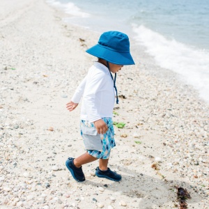 Pantofi de plaja/apa cu aerisire - Navy, Green Sprouts by iPlay