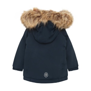 Parka impermeabilă Color Kids, Dark Navy